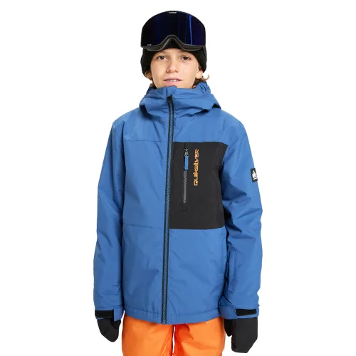 Quiksilver Kurtka snowboardowa Side Hit Solid EQBTJ03221 Niebieski Regular Fit