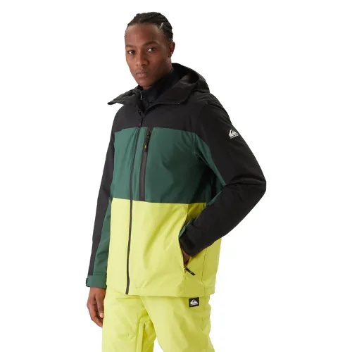 Quiksilver Kurtka snowboardowa Sycamore Block 20K JK EQYTJ03503 Zielony Relaxed Fit