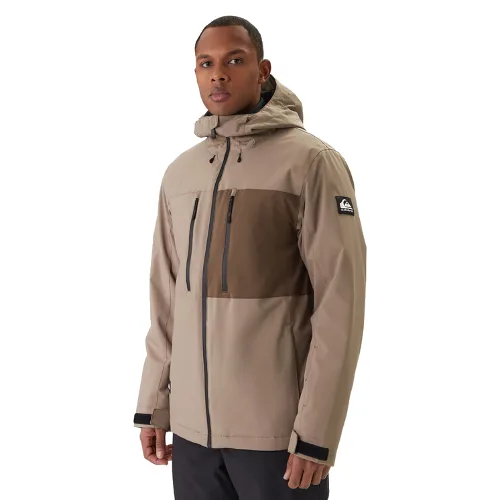 Quiksilver Kurtka snowboardowa Sycamore Solid 20K EQYTJ03502 Beżowy Modern Fit