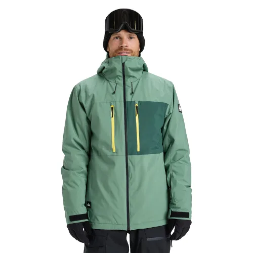 Quiksilver Kurtka snowboardowa Sycamore Solid 20K EQYTJ03502 Zielony Modern Fit