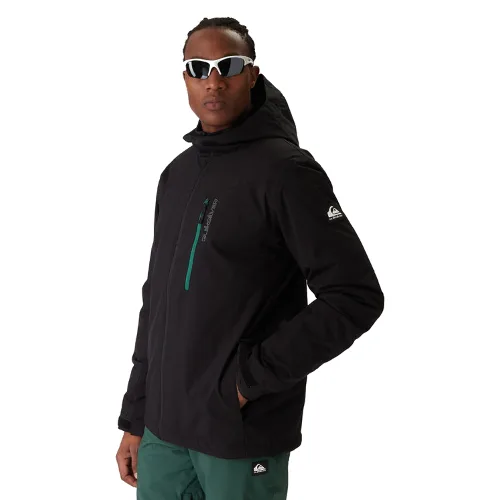 Quiksilver Kurtka snowboardowa Titano JK EQYTJ03513 Czarny Relaxed Fit