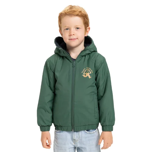 Quiksilver Kurtka zimowa Reversible All Seas EQKJK03129 Zielony Regular Fit