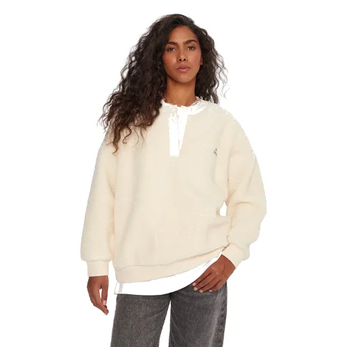 Quiksilver Polar Barranco EQWPF03000 Écru Boxy Fit
