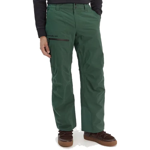 Quiksilver Spodnie snowboardowe Forever Stretch EQYTP03238 Zielony Modern Fit
