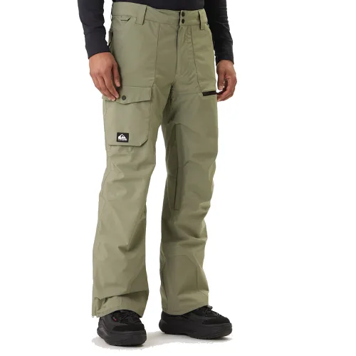 Quiksilver Spodnie snowboardowe Utility EQYTP03220 Zielony Modern Fit