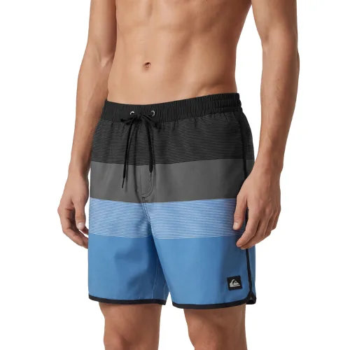 Quiksilver Szorty kąpielowe Stretch Scallop Volley 16 EQYJV04218 Niebieski Regular Fit
