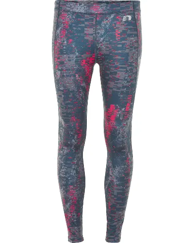 Rajstopy damskie Newline black printed warm