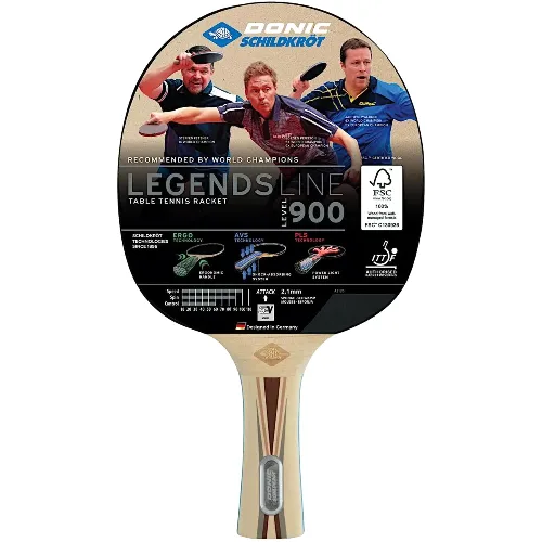 Rakietka do tenisa stołowego Legends 900 FSC Donic