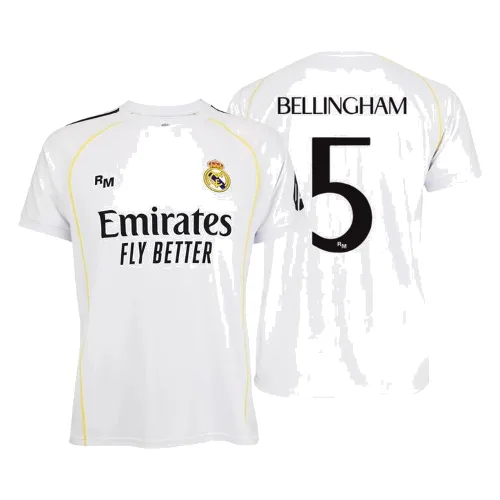 Real Madryt 2025-26 Premium Home Replica Shirt - Bellingham 5