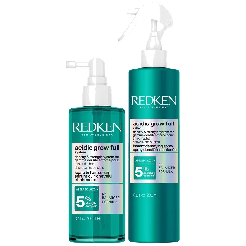 Redken Acidic Grow Full System Hair Serum 100ml & Redken Acidic Grow Full System Instant Densifying Spray 190ml Duo