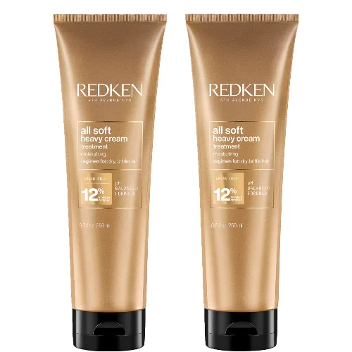Redken All Soft Heavy Cream Duo maska do włosów (2 x 250 ml)
