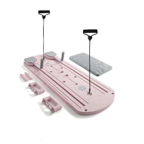 Reformer do pilatesu Myga Portable Pilates Set - różowy