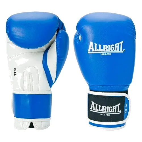 Rękawice bokserskie Allright Power Gel 10 OZ niebieskie