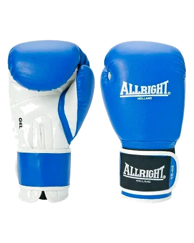 Rękawice bokserskie Allright Power Gel 12 OZ niebieskie