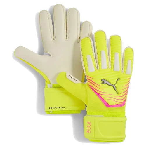 Rękawice bramkarskie FUTURE Match NC PUMA Yellow Alert Sun Struck Pink