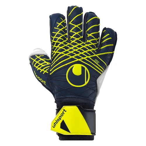 Rękawice bramkarskie uhlsport Prediction Soft Flex Frame black/white/fluo orange