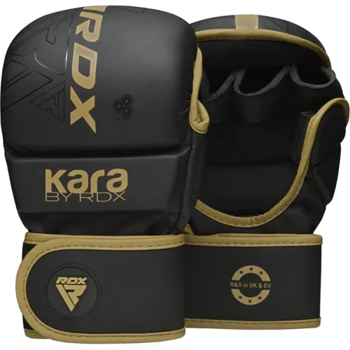 Rękawice grapplingowe F6 Kara MMA - Złoto - L/XL