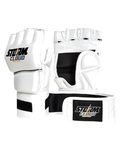 Rękawice MMA StormCloud Hurricane 2 Białe 4oz XXL