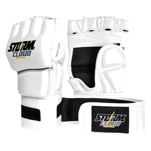 Rękawice MMA StormCloud Hurricane 2 Białe 4oz XXL