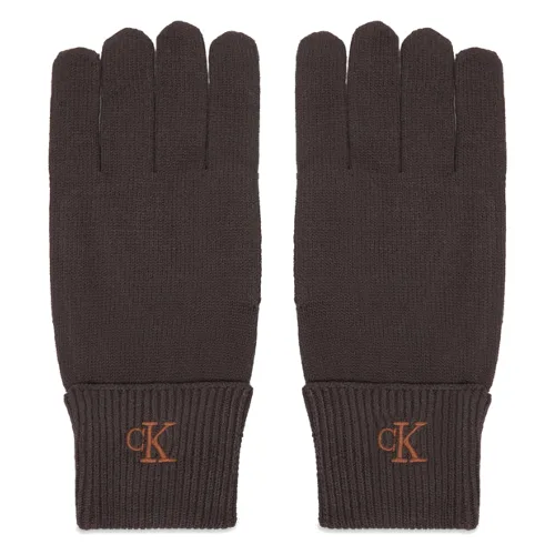 Rękawiczki Calvin Klein LV14F8021G Brązowy ciemny