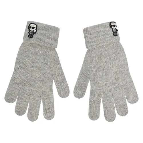 Rękawiczki KARL LAGERFELD 236W3608 Szary