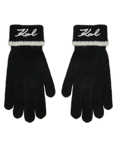 Rękawiczki KARL LAGERFELD 246W3601 Czarny