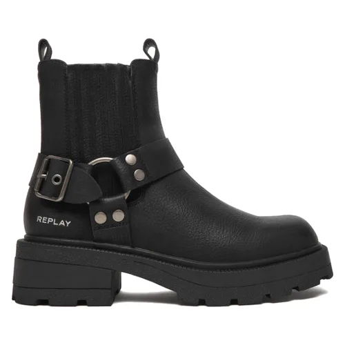 REPLAY Botki GWL68.000.C0007S Czarny