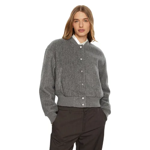 REPLAY Kurtka bomber W7860 .000.85010 Szary Regular Fit