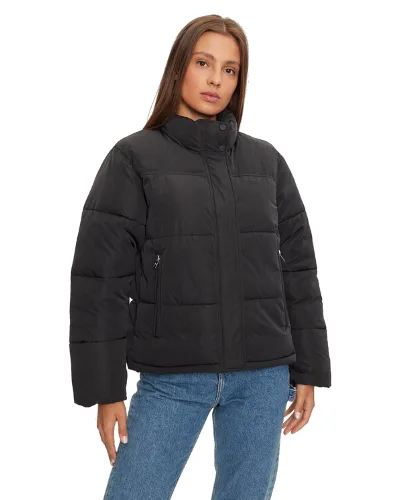 REPLAY Kurtka zimowa W7808A.000.84466 Czarny Loose Fit