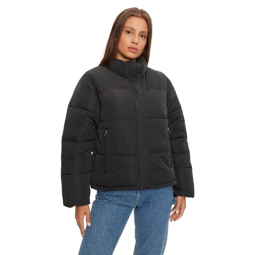 REPLAY Kurtka zimowa W7808A.000.84466 Czarny Loose Fit