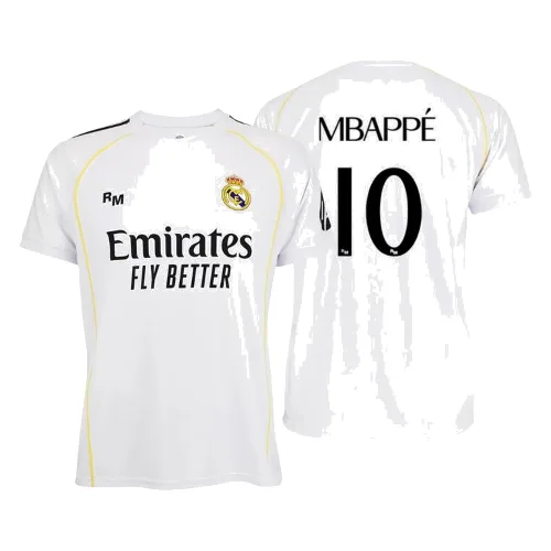 Replika koszulki domowej Realu Madryt 2025-26 Premium - Mbappé - 10