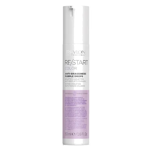 Revlon Professional Restart RE/START™ COLOR Krople upiększające – pielęgnacja przeciwżółknięciu włosów blond Odżywki do włosów 50 ml Damski