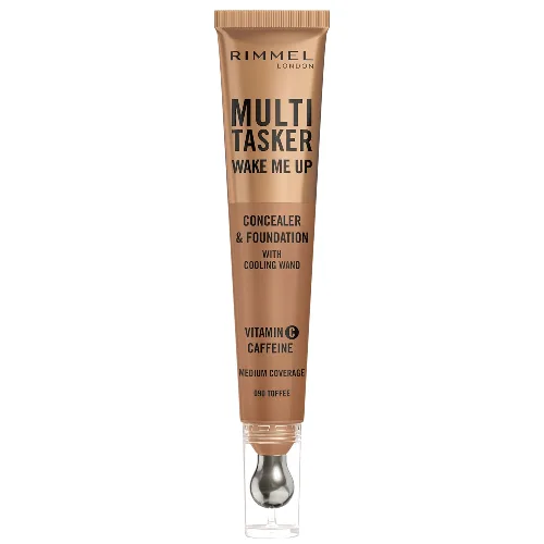 Rimmel Multi-Tasker Wake Me Up Foundation and Concealer podkład pod makijaż i korektor 20 ml (różne odcienie) - 090 Toffee