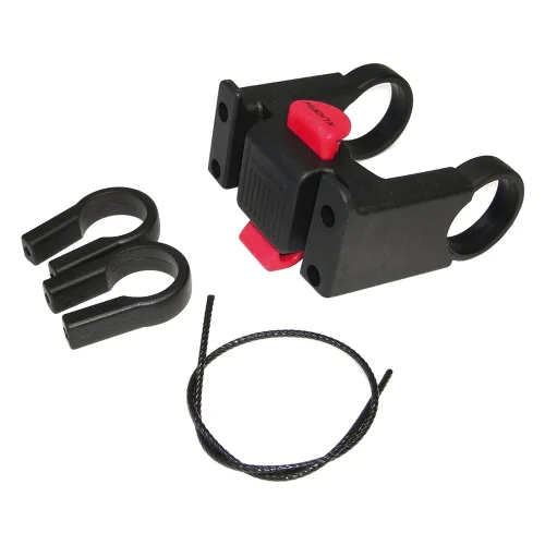 Rixen & Kaul Uchwyt kierownicy Klickfix 22-26mm + adapter 31,8mm czarny