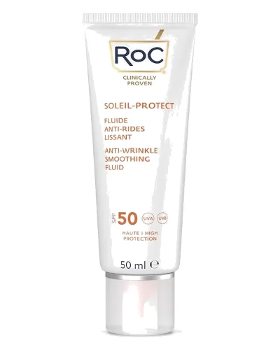 RoC Soleil-Protect Anti-Wrinkle Smoothing Fluid SPF 50 Ochrona przeciwsłoneczna 50 ml