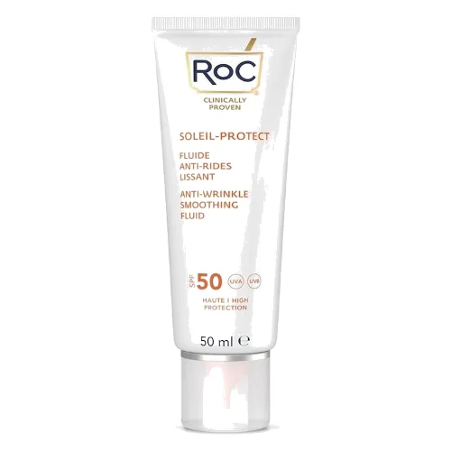 RoC Soleil-Protect Anti-Wrinkle Smoothing Fluid SPF 50 Ochrona przeciwsłoneczna 50 ml