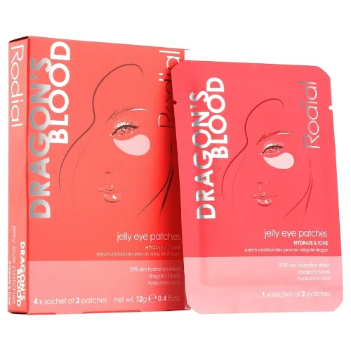 Rodial Dragon's Blood Jelly Eye Patches 4x3g Płatki pod oczy 12 g