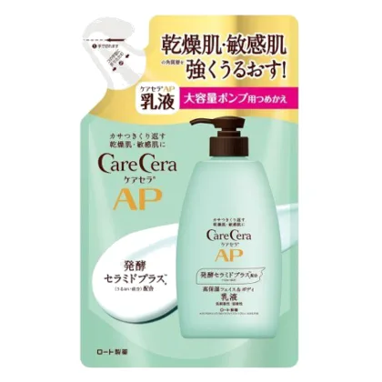 Rohto Mentholatum - Care Cera AP Face & Body Milky Lotion Refill - 370ml