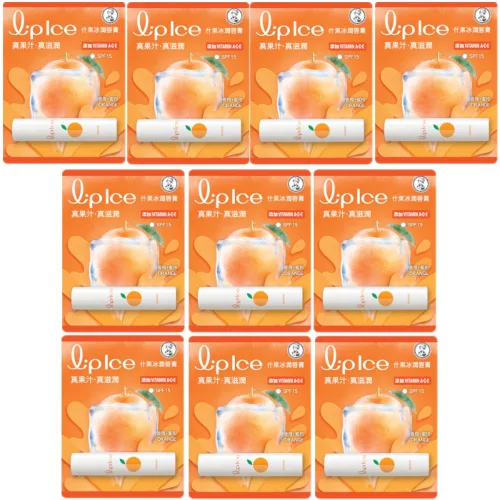 Rohto Mentholatum - LipIce Lip Balm - 1szt. - Orange & Mandarin (10szt.) Set