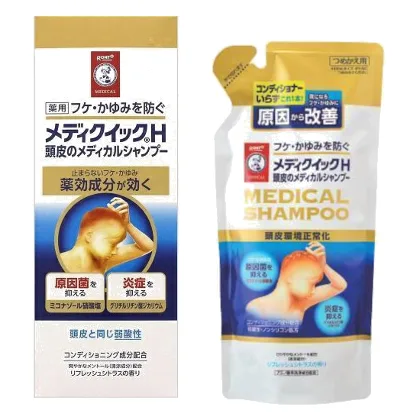 Rohto Mentholatum - Medical Shampoo & Refill Set