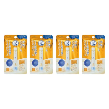Rohto Mentholatum - Melty Cream Lip SPF25/PA+++ - Fragrance Free (4szt.) Set