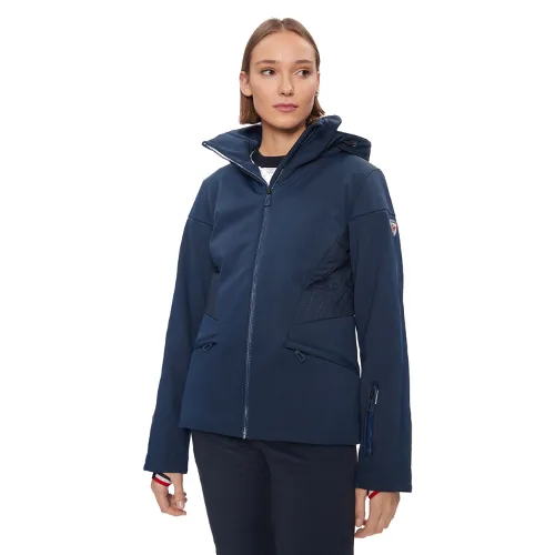 Rossignol Kurtka narciarska W Softshell Flat Jkt RLLWJ15 Granatowy Regular Fit