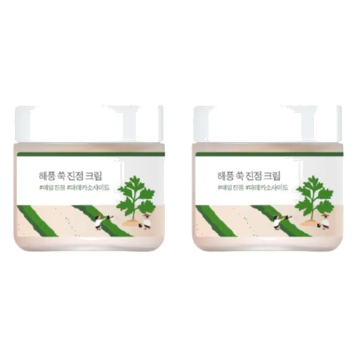 ROUND LAB - Mugwort Calming Cream - 80ml (2szt.) Set