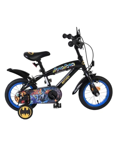 Rower dziecięcy Batman 12 cali dla chłopca, czarny