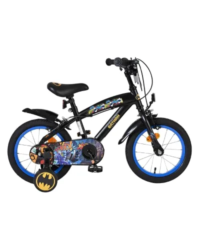Rower dziecięcy Batman 14 cali, chłopięcy, czarny, dwa hamulce ręczne