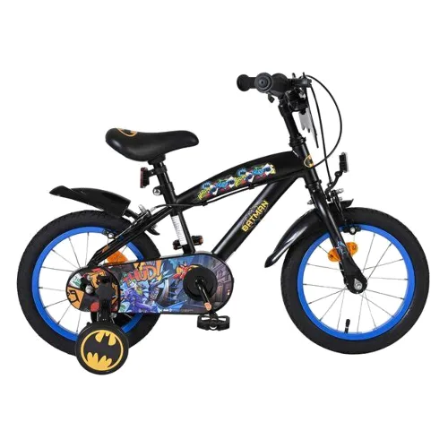 Rower dziecięcy Batman 14 cali, chłopięcy, czarny, dwa hamulce ręczne