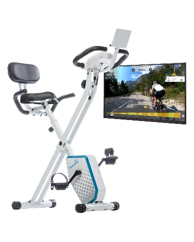Rower stacjonarny składany Foldaway X-1000 PLUS, magnetyczny z wyświetlaczem LCD