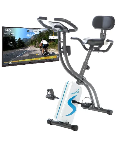 Rower treningowy, magnetyczny, składany Foldaway X-2000, 24 poziomy oporu
