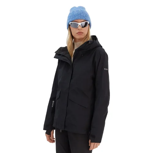 Roxy Kurtka narciarska Gore-Tex Stormday ERJTJ03507 Czarny Tailored Fit