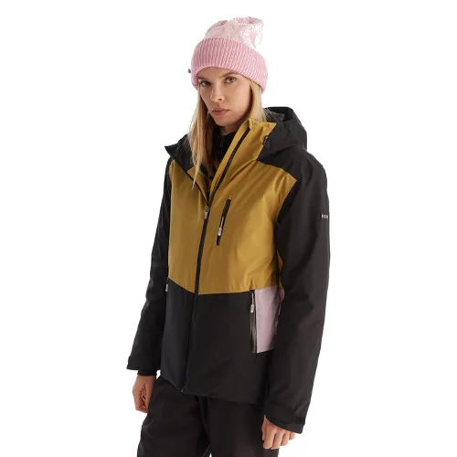 Roxy Kurtka narciarska Stormdash JK ERJTJ03520 Beżowy Tailored Fit
